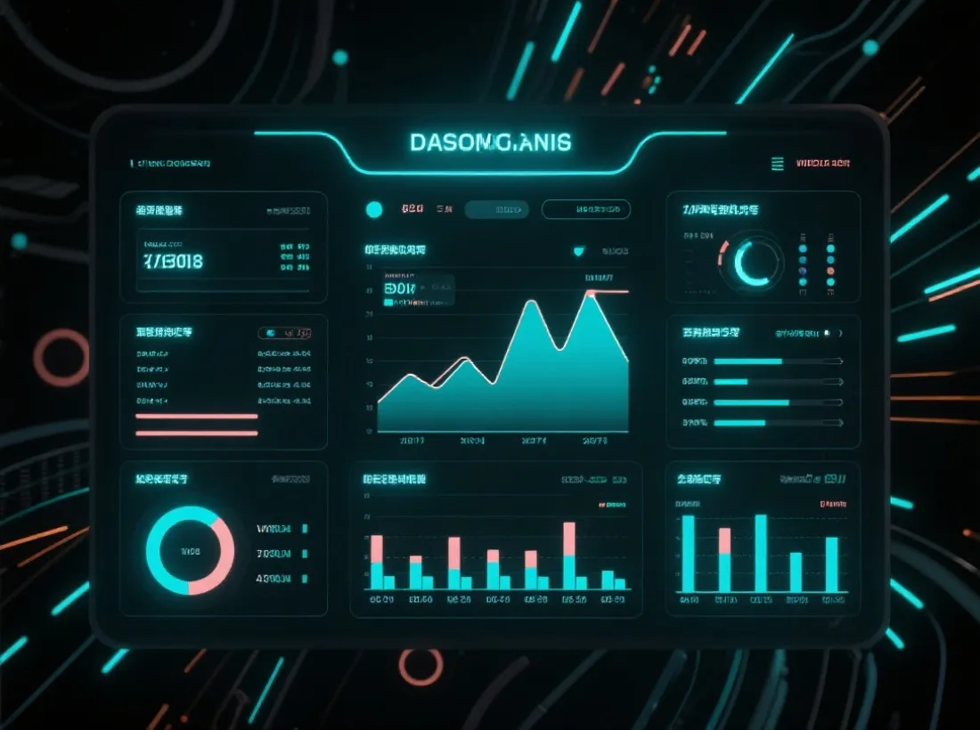 数据看板示意图
